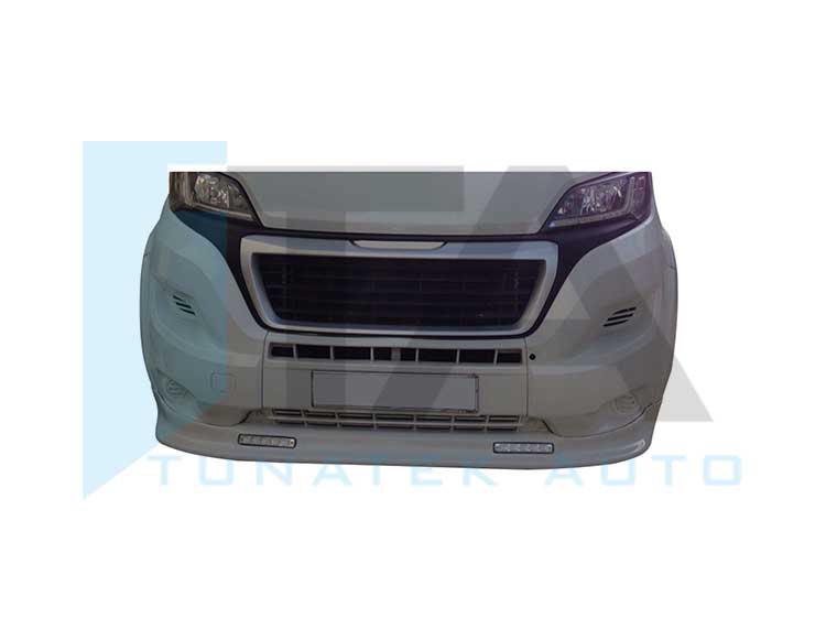 2014- Front Bumper Spoiler With LED (Slim)