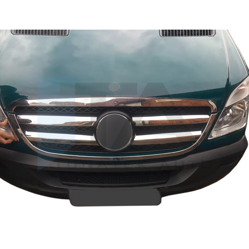 2006-2013 - Front Grille Frame+Hood Streamer - 2 Pcs