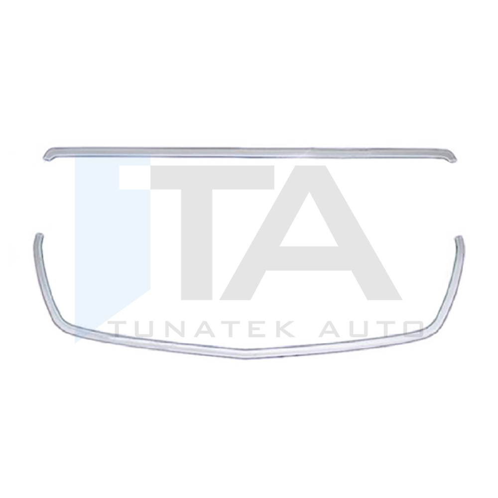 2013-2018 - Front Grille Frame+Hood Streamer - 2 Pcs