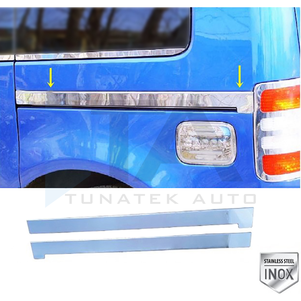 2004-2015 - Side Door Rail Trim - 2 Pcs