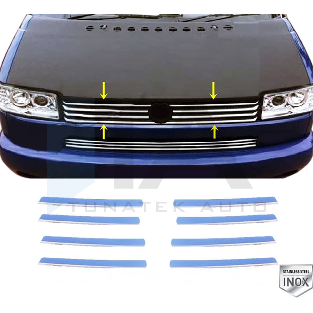 1995-2003 - Front Grille - 8 Pcs