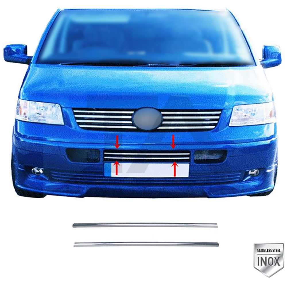 2003-2010 - Lower Front Grille - 2 Pcs