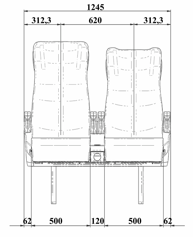 Tunatek - TA-01-401 - BUS/COACH VIP SEAT
