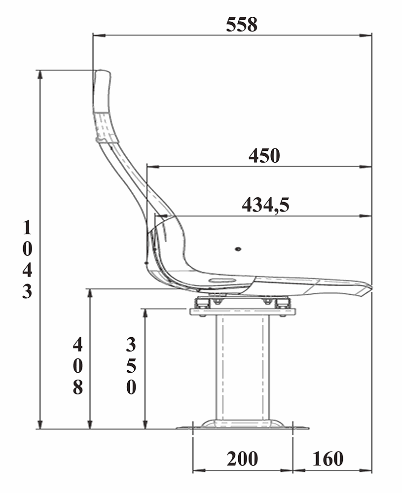 PUBLIC/CITY BUS SEAT