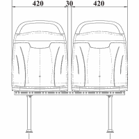 PUBLIC/CITY BUS SEAT