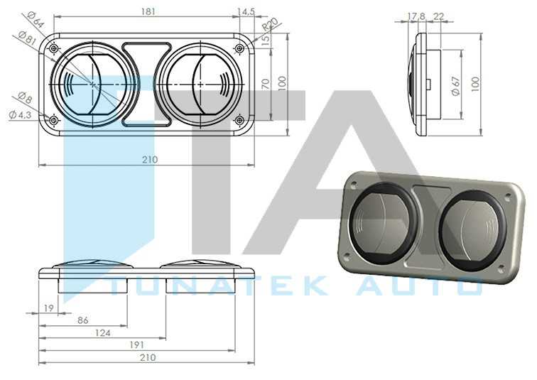 DOUBLE AIR DIFFUSER