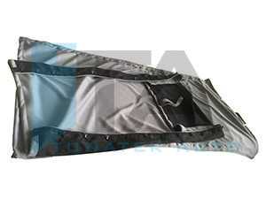 BLACKOUT LUXURY CURTAIN SET WITH RAIL