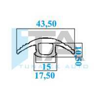 Seat Rail Filling Rubber