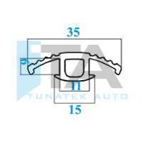 Seat Rail Filling Rubber